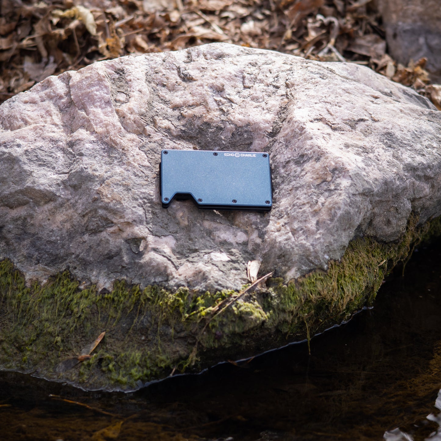 Echo Charlie Cobalt Blue Minimalist Wallet