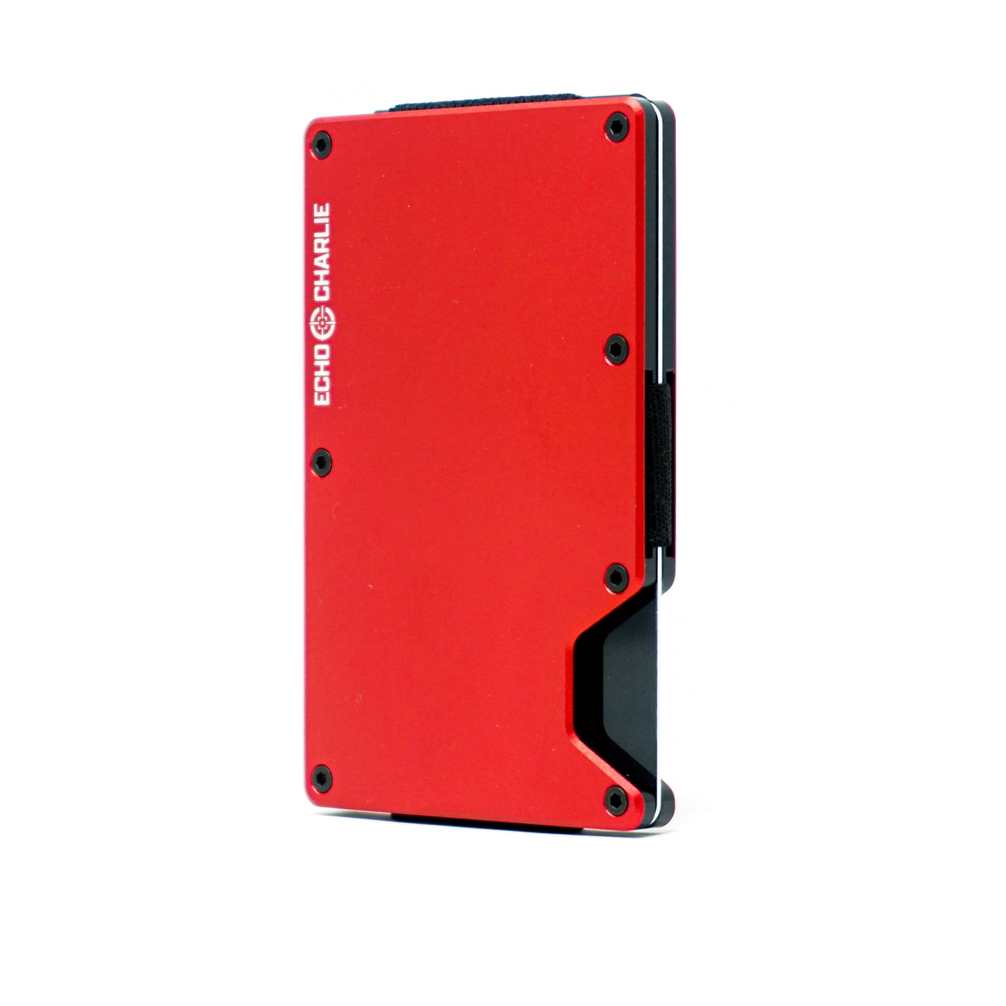 Echo Charlie Red Wallet with Airtag Clip