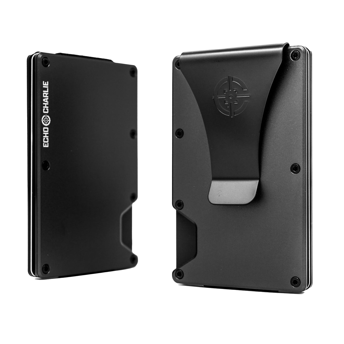 Echo Charlie Black Minimalist Wallet