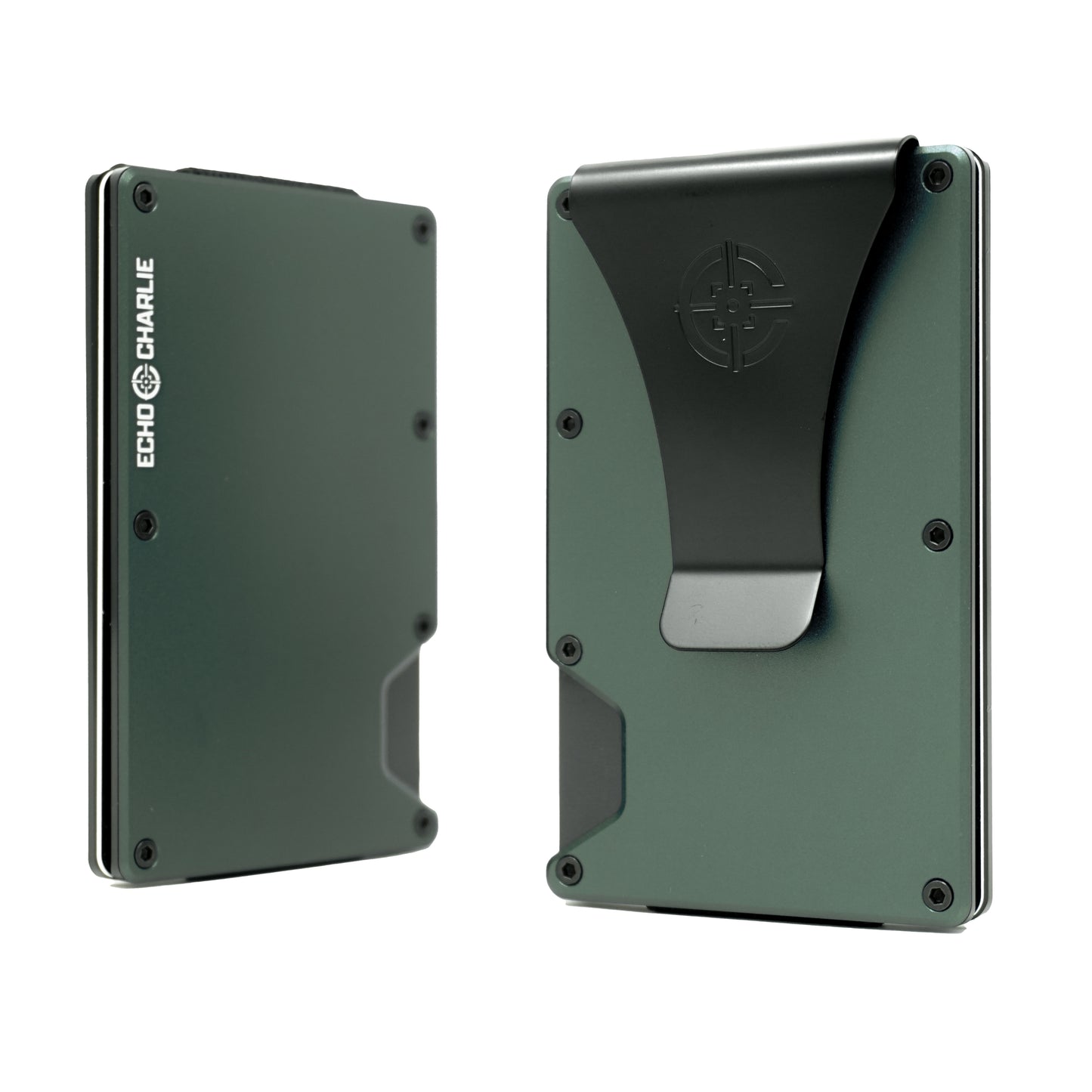 Echo Charlie OD Green Wallet with Airtag Strap