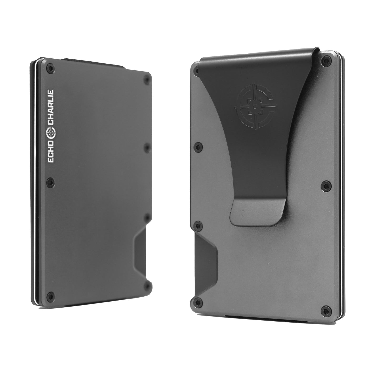 Echo Charlie Battleship Gray Wallet with Airtag Strap