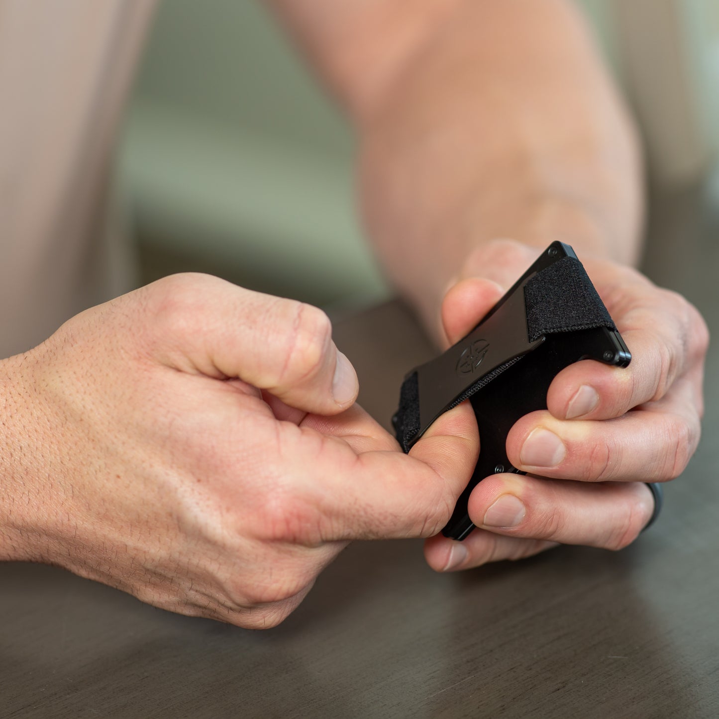 Echo Charlie Black Minimalist Wallet