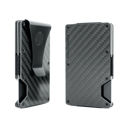 Echo Charlie Carbon Fiber Wallet with Airtag Strap