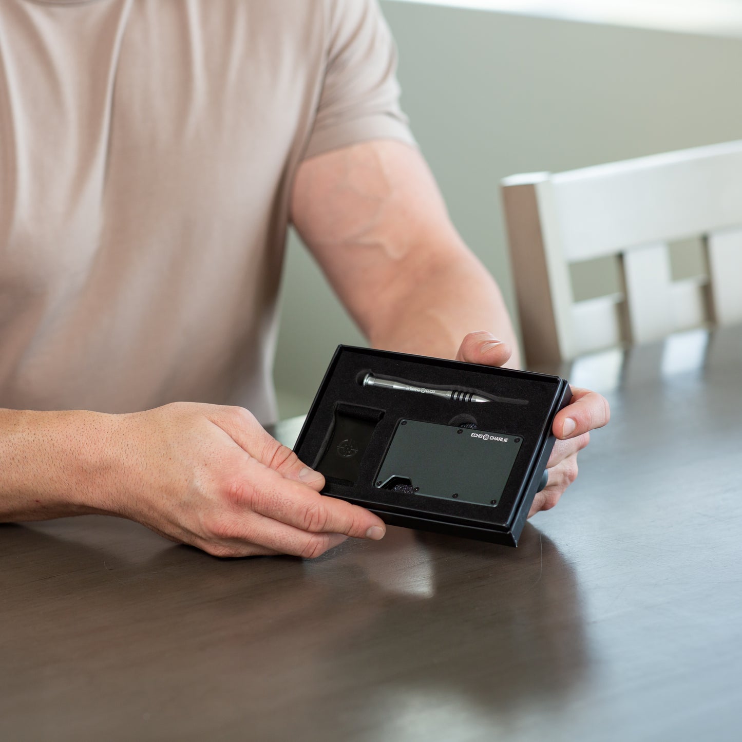 Gray Minimalist Wallet