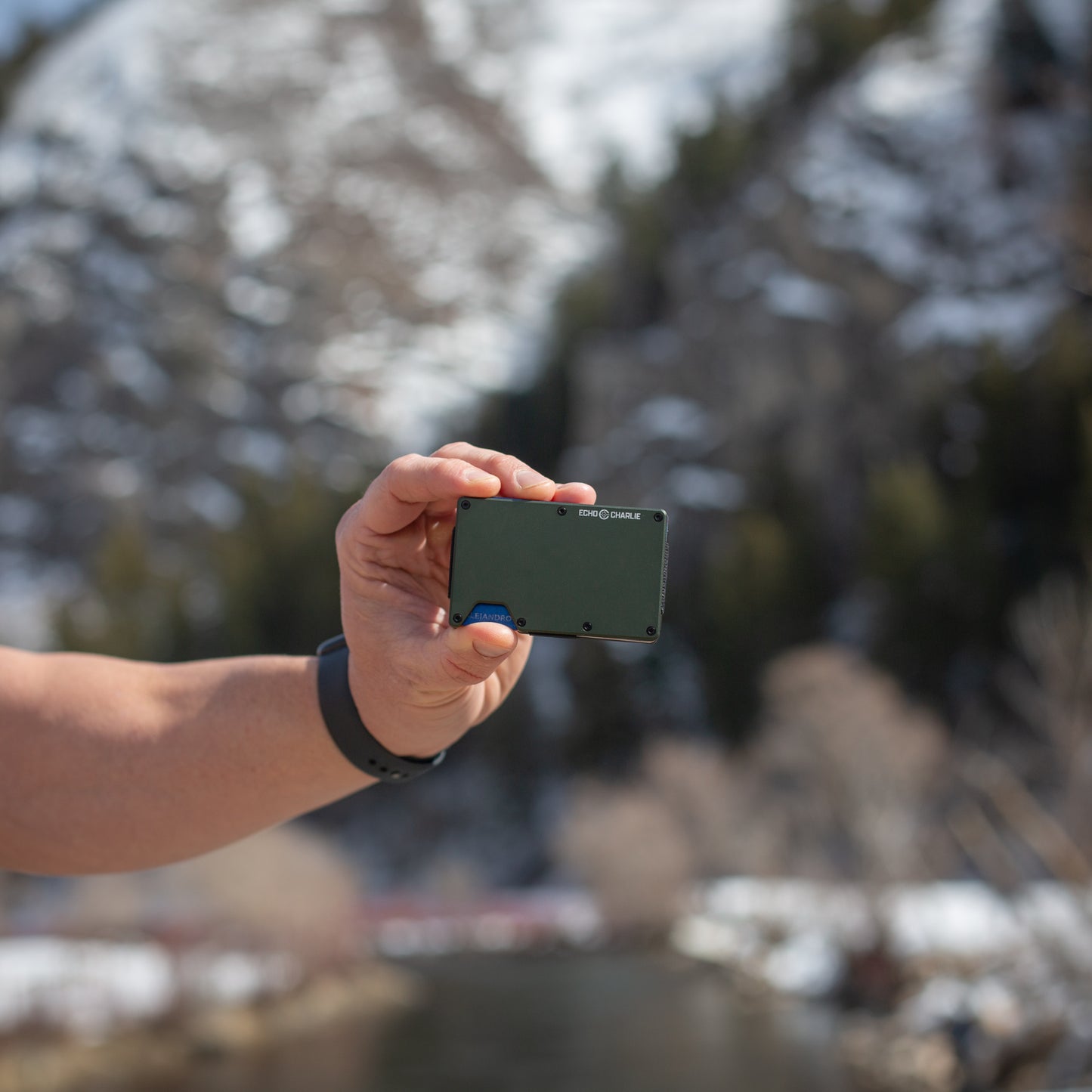 Green Minimalist Wallet